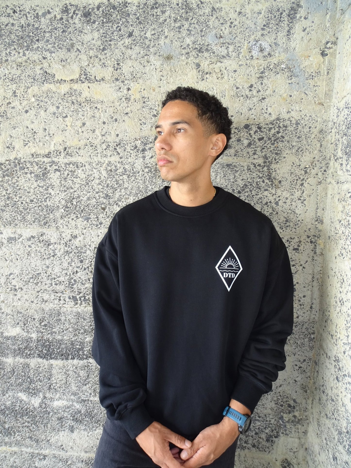 Men's Heavy Crew | Black - Dawn Through Dusk