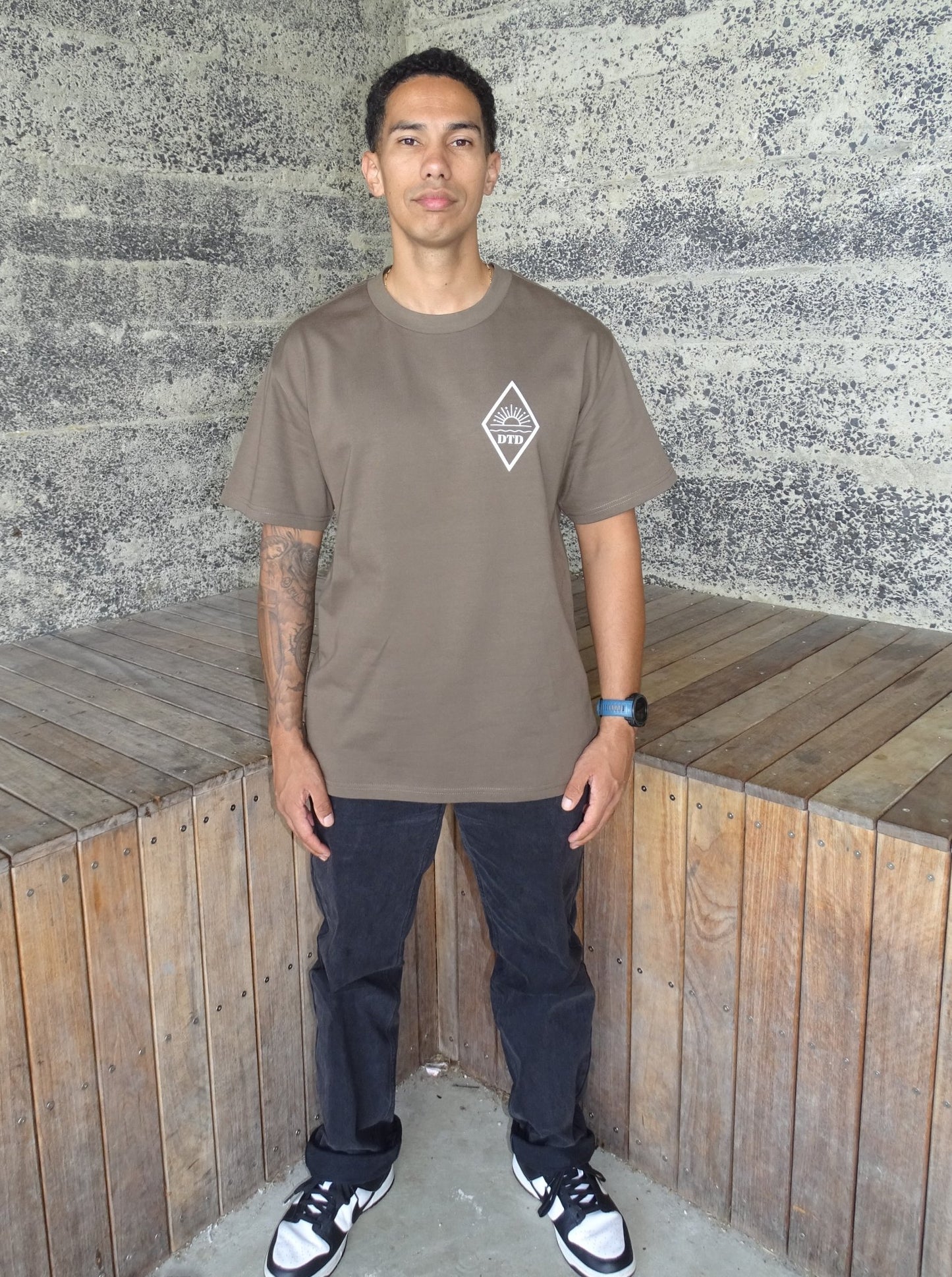 Men's Heavy Tee | Walnut - Dawn Through Dusk