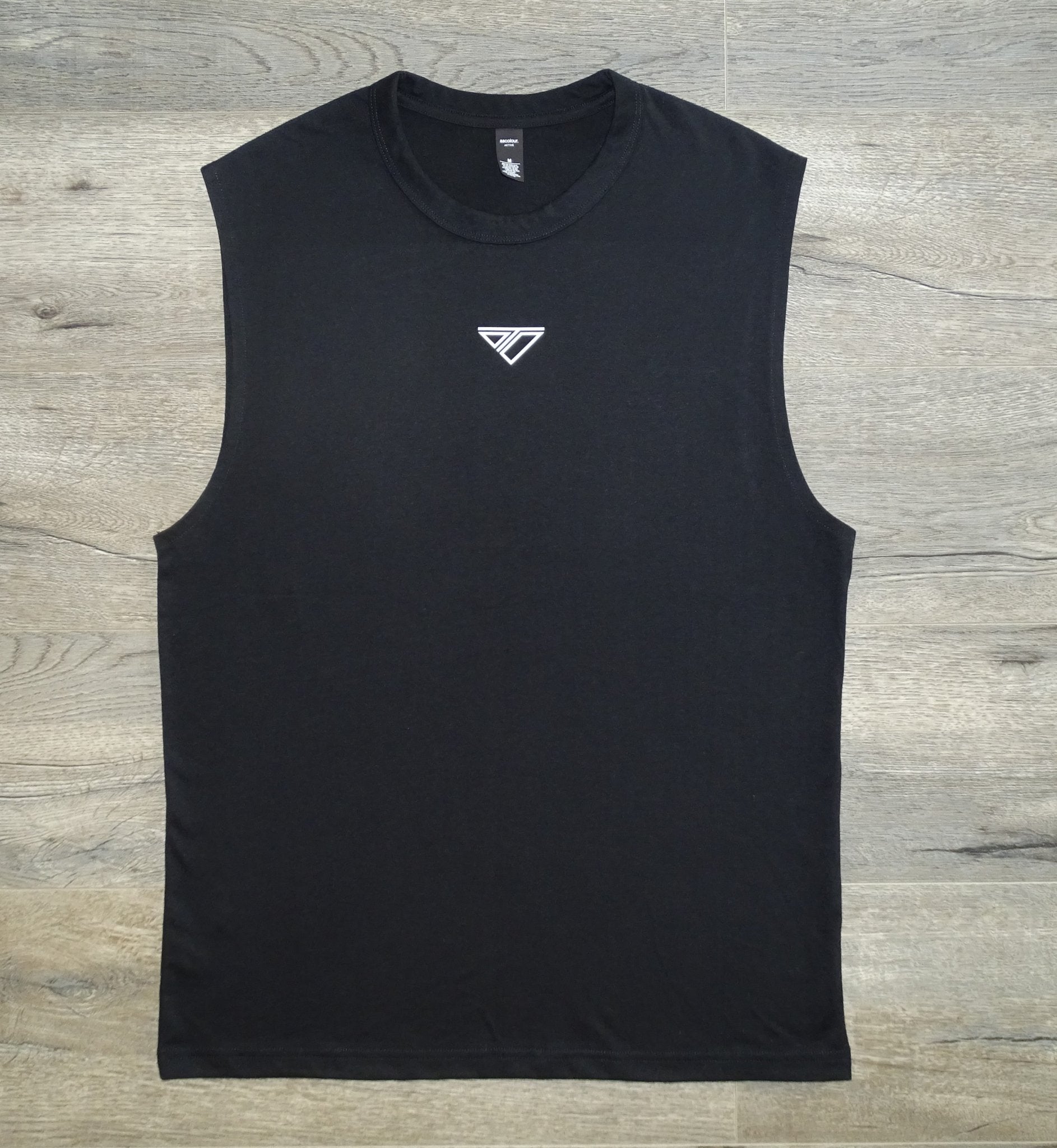 Men's Active Tank Singlet | Black - Dawn Through Dusk