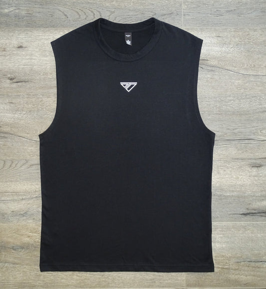 Men's Active Tank Singlet | Black - Dawn Through Dusk