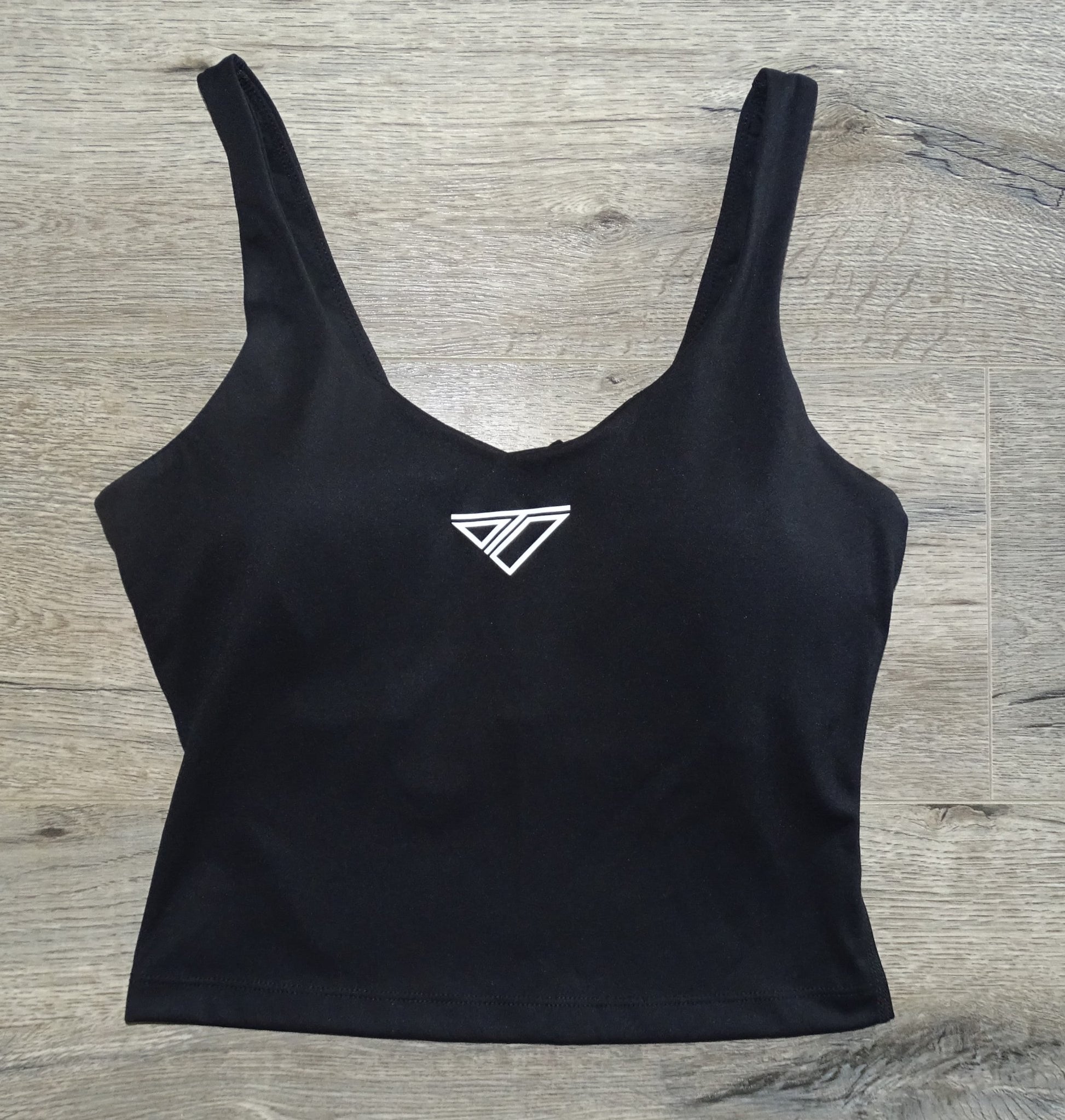 Women's Active Bra Tank | Black - Dawn Through Dusk