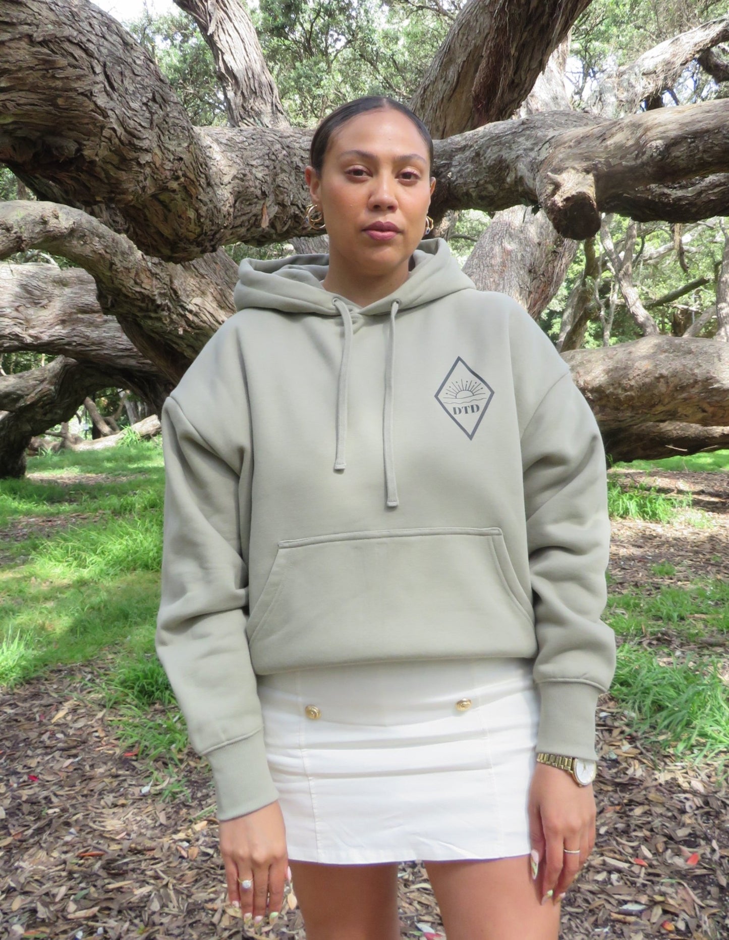 Women's Heavy Hood | Eucalyptus - Dawn Through Dusk